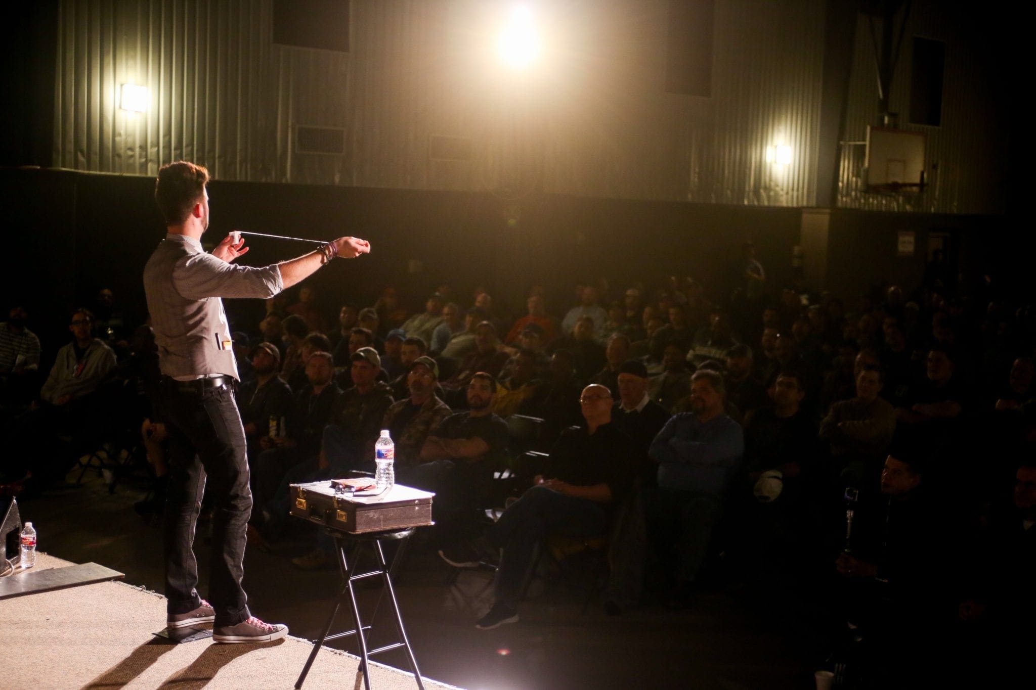 College Magician Grant Price Performing MENTAL